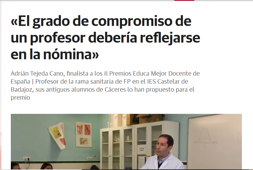Noticias en prensa «Diario Hoy»